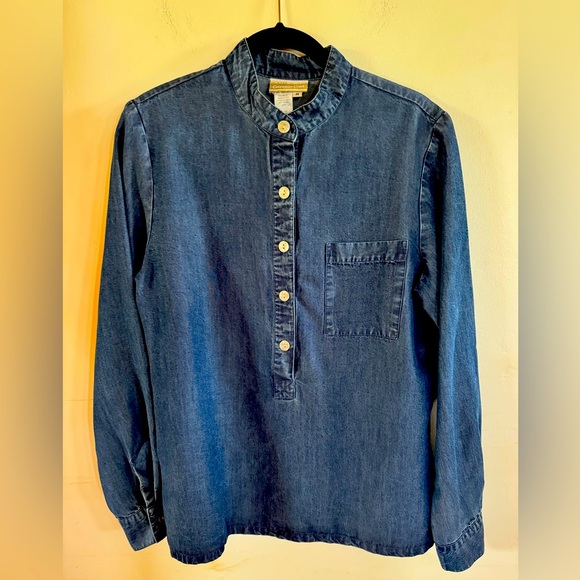 Coldwater Creek Tops - Coldwater Creek women’s M shirt lagenlook minimalist classic romantic prairie